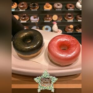 (2) 6 OZ Handmade Glycerin Donut Soaps